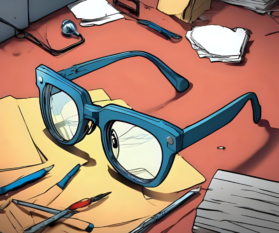 BrilleMitKratzer Kratzer aus Brille entfernen: Was wirklich hilft